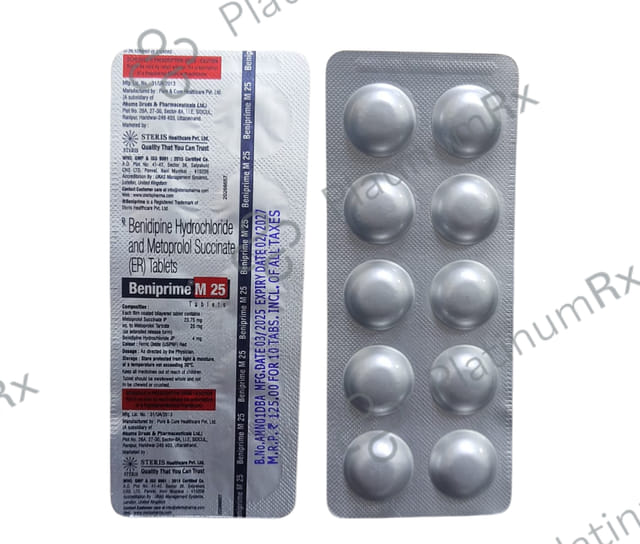Beniprime M 25/4mg Tablet ER 10s