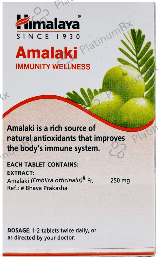 Himalaya Wellness Pure Herbs Amalaki Tablet Helps Build Immunity 60s