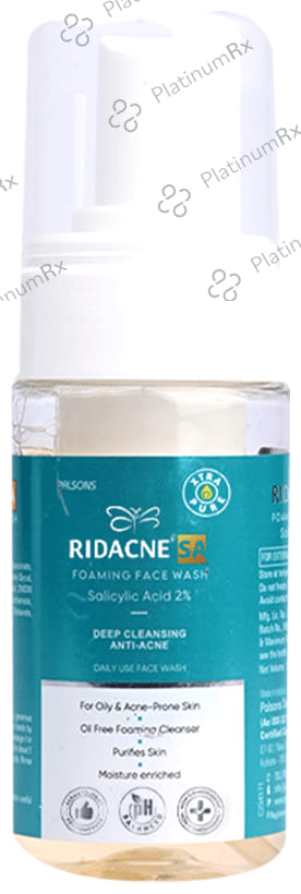 Ridacne SA Foaming Face Wash 100ml