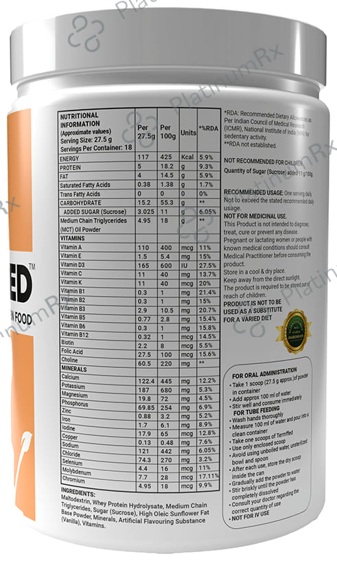 Vittalanaturals Termfed Protein Powder Vanilla