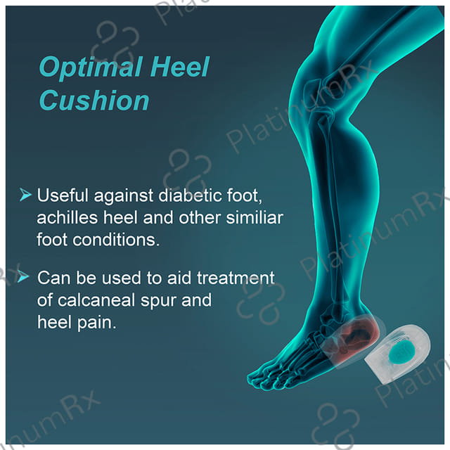 Tynor K 02 Heel Cushion Silicone Pair Large