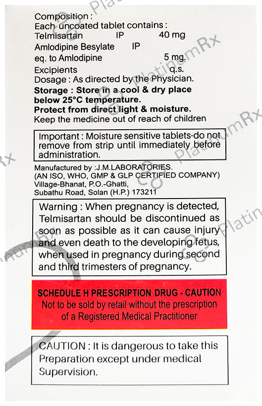 Telconida-AM 40 Tablet