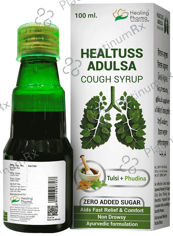 Healing Herbs Healtuss Adulsa Cough Syrup 100ml