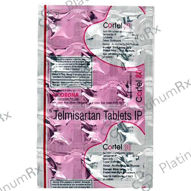 Cortel 80mg Tablet 10s