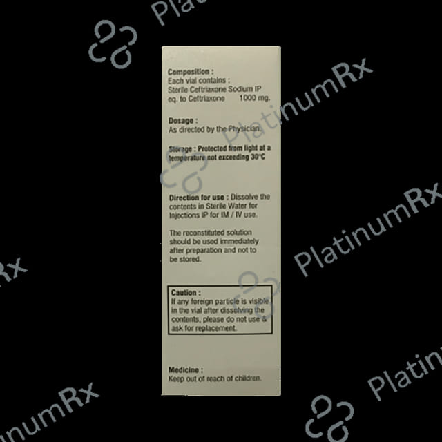 Clarocef 1000 Injection