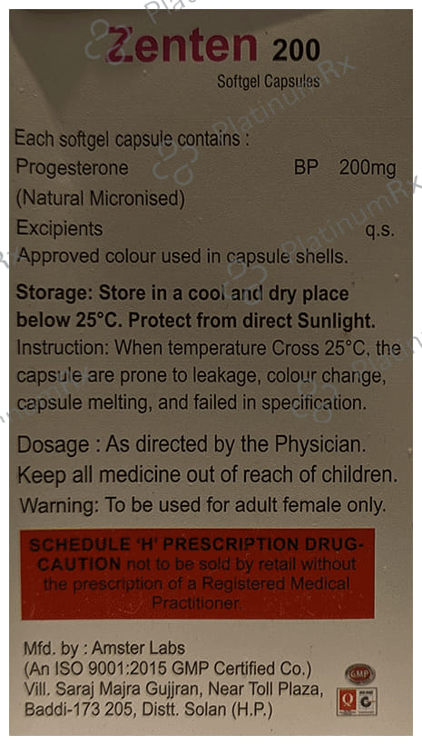 Zenten 200 Softgel Capsule