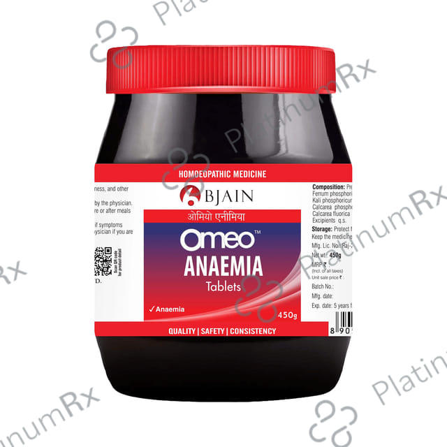 Bjain Omeo Anaemia Tablet 450 gm