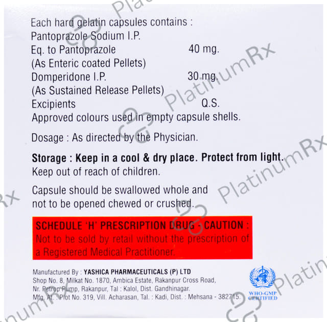 Walsopan 30/40mg D Capsule PR 10s
