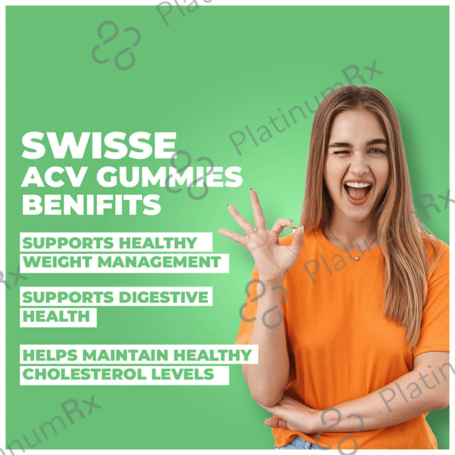 Swisse Me Apple Cider Vinegar Gummies Natural Apple