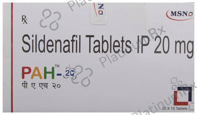 PAH 20mg Tablet 15s