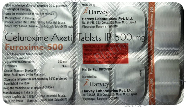 Furoxime 500mg Tablet