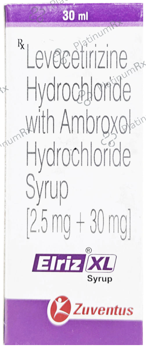 Elriz XL 30/2.5mg Syrup 30ml