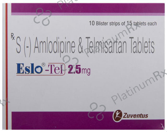 Eslo Tel 2.5/40mg Tablet 15s