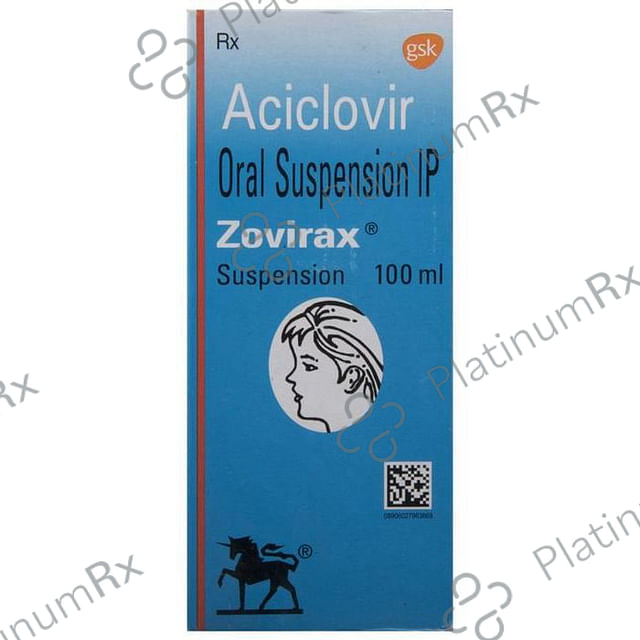 Zovirax 400mg Oral Suspension 100ml