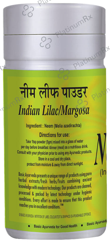 Basic Ayurveda Neem Leaf Powder 100 gm