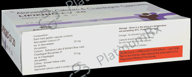 Lipikind CV 20/75 Capsule 10s