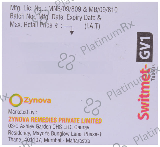 Switmet GV 1 Tablet ER 10s