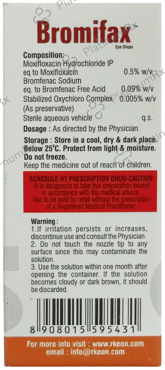 Bromifax Ophthalmic Solution 5ml