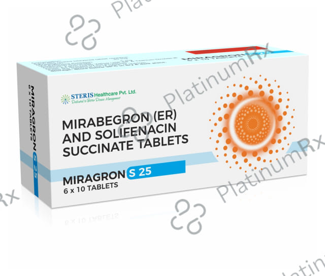 Miragron S 25/5mg ER Tablet 10s