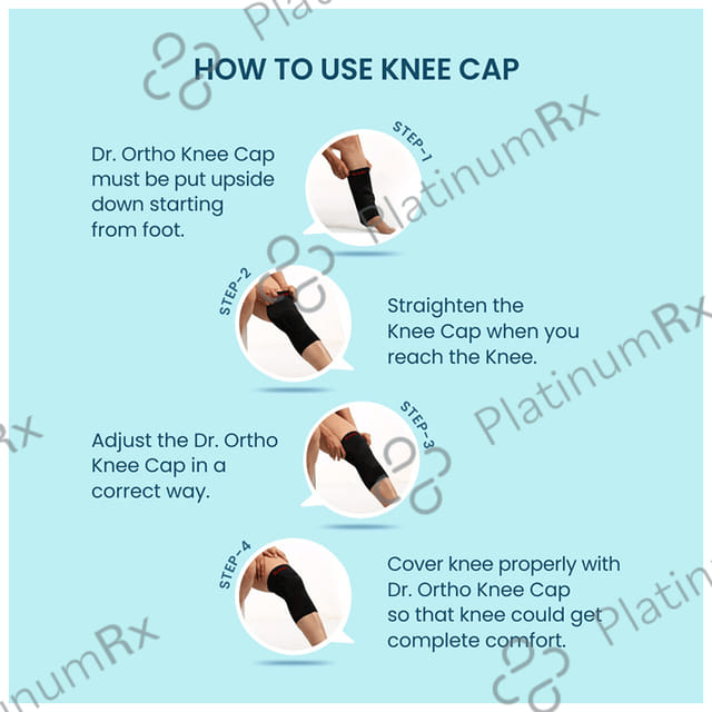 Dr Ortho Knee Capsule Large Black