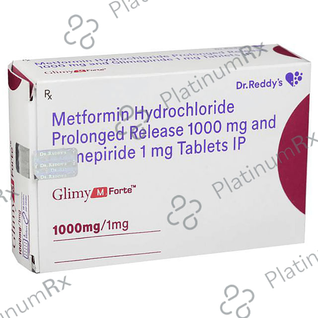 Glimy M1 Forte 1/1000mg Tablet PR 10s