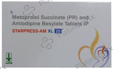 Starpress AM XL 25/5mg Tablet PR 10s