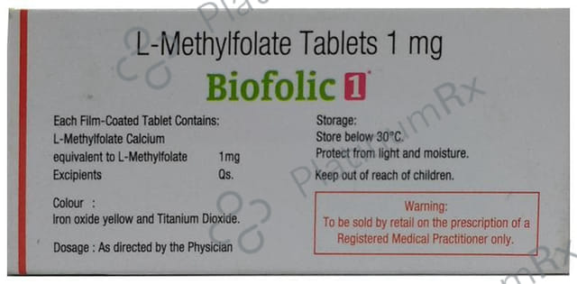 Biofolic 1mg Tablet