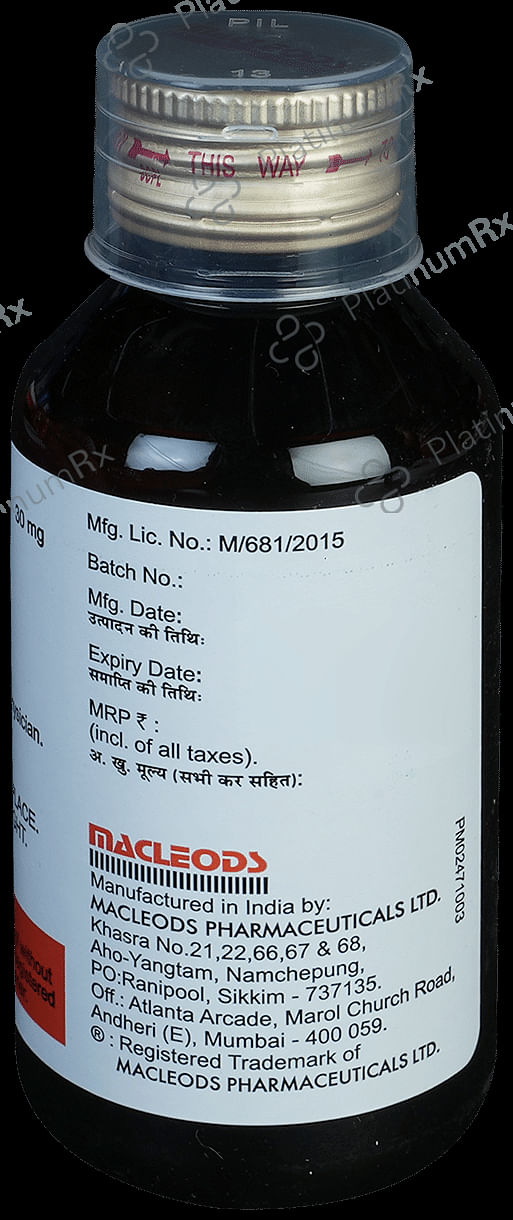 Rapitus 30mg Syrup 100ml