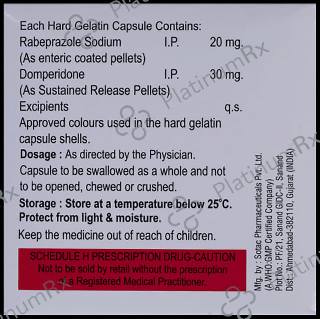 Rabhit D 30/40mg Capsule SR 10s