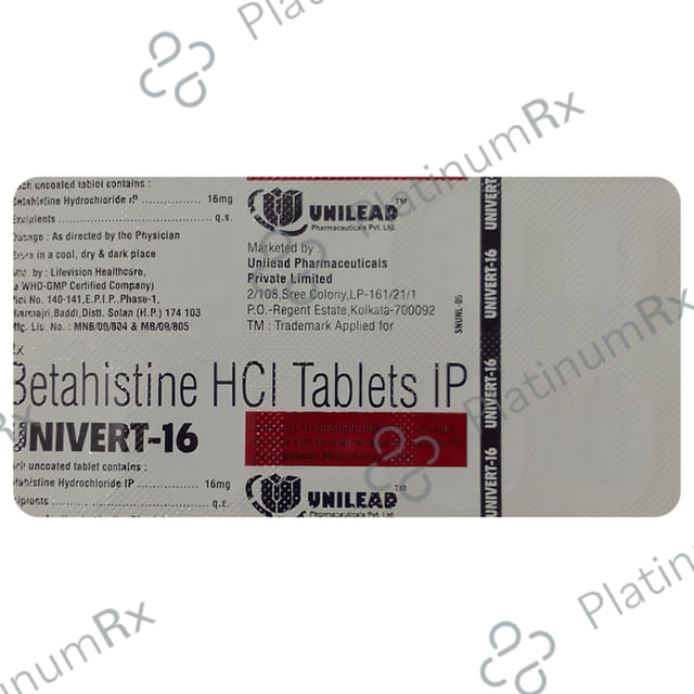 Univert 16 Tablet