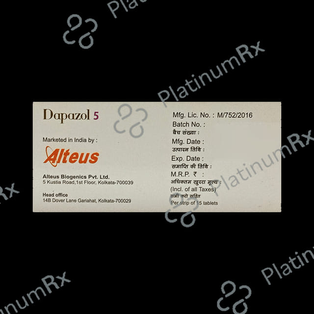 Dapazol 5mg Tablet 10s