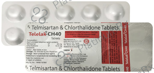 Telelak CH 40mg/12.5mg Tablet