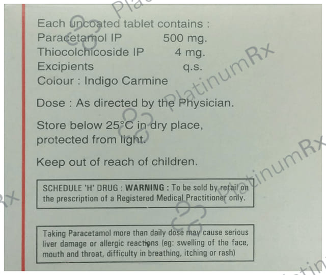 Xykaa MR 500/4mg Tablet 10s