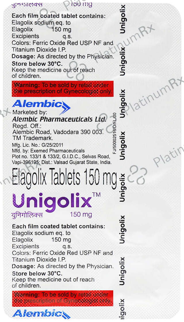 Unigolix 150mg Tablet 10s