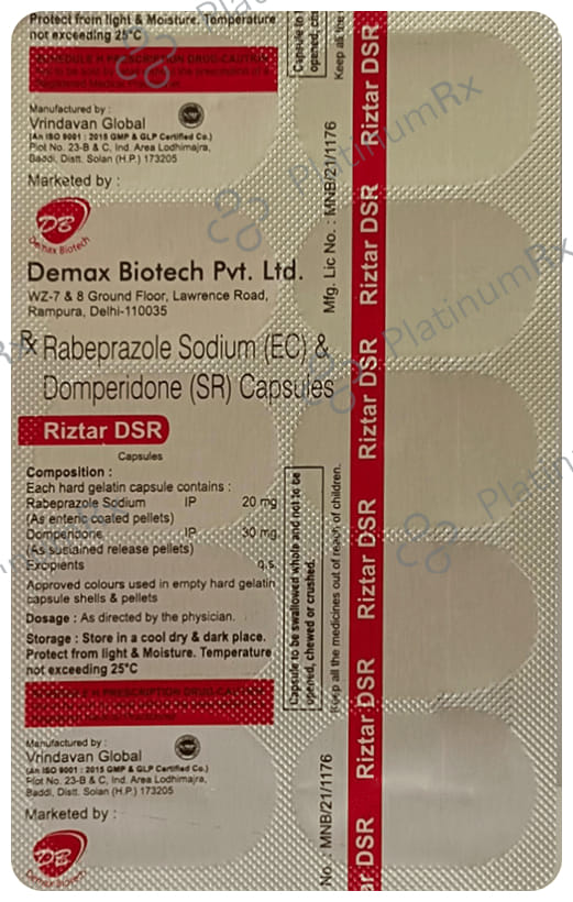 Riztar D 30mg/20mg Capsule SR