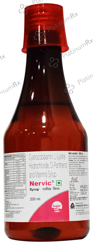 Nervic Syrup Sugar Free