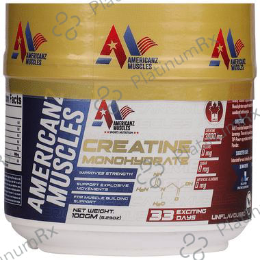Americanz Muscles Creatine Monohydrate Powder Unflavored