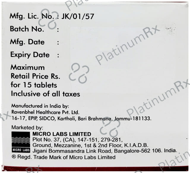 Irex 15mcg/33/1.5mg Tablet 15s