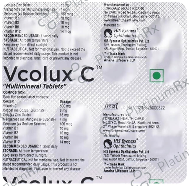 Vcolux C Tablet 10s