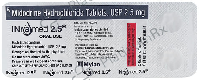 Inramed 2.5mg Tablet 10s
