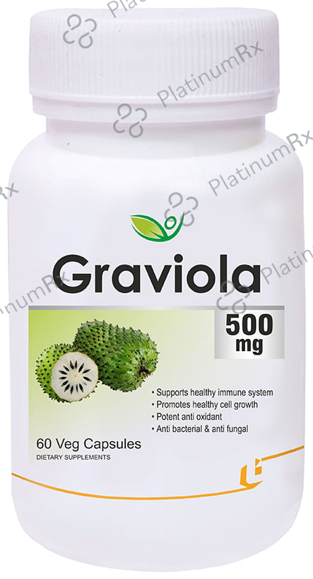 Biotrex Graviola 500mg Veg Capsule