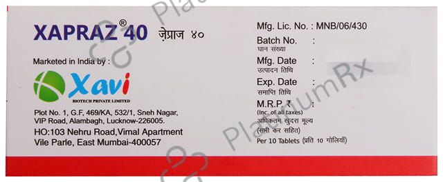 Xapraz 40 Tablet
