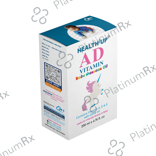 Health Up AD Vitamin Baby Massage Oil 200 Oil