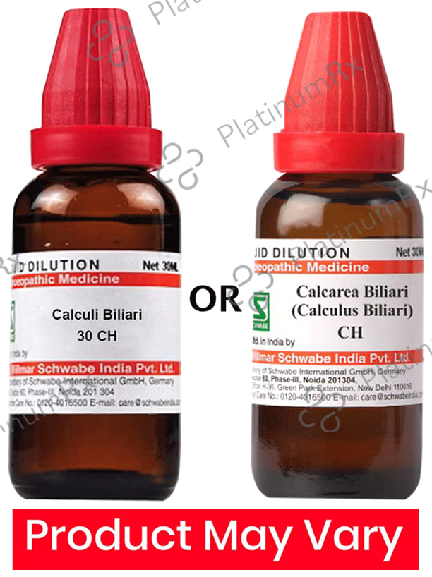 Dr Willmar Schwabe India Calculi Biliari Dilution 30 CH