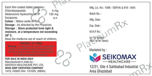 Mebrikem C 5/135mg Tablet 10s