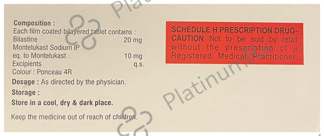 Bilared M 20/10mg Tablet 10s