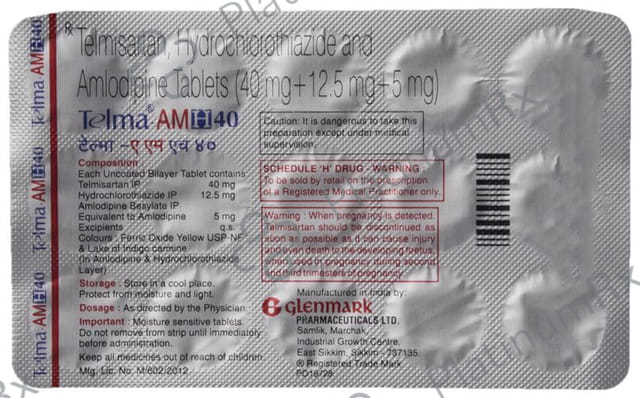 Telma AMH 40mg Tablet 15s