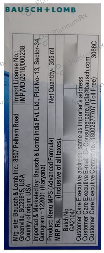 Bausch + Lomb Renu Advanced Formula Multi-Purpose Solution
