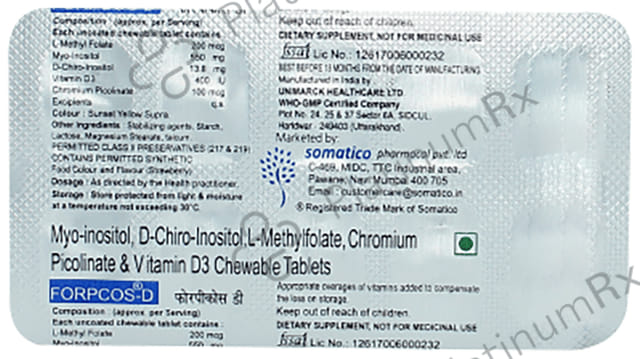 Forpcos D Chewable Tablet 10s