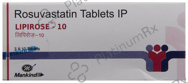 Lipirose 10mg Tablet 10s